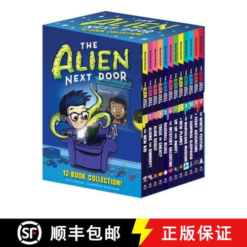 【3-4周达】The Alien Next Door 12-Book Collection! [9781499818680]