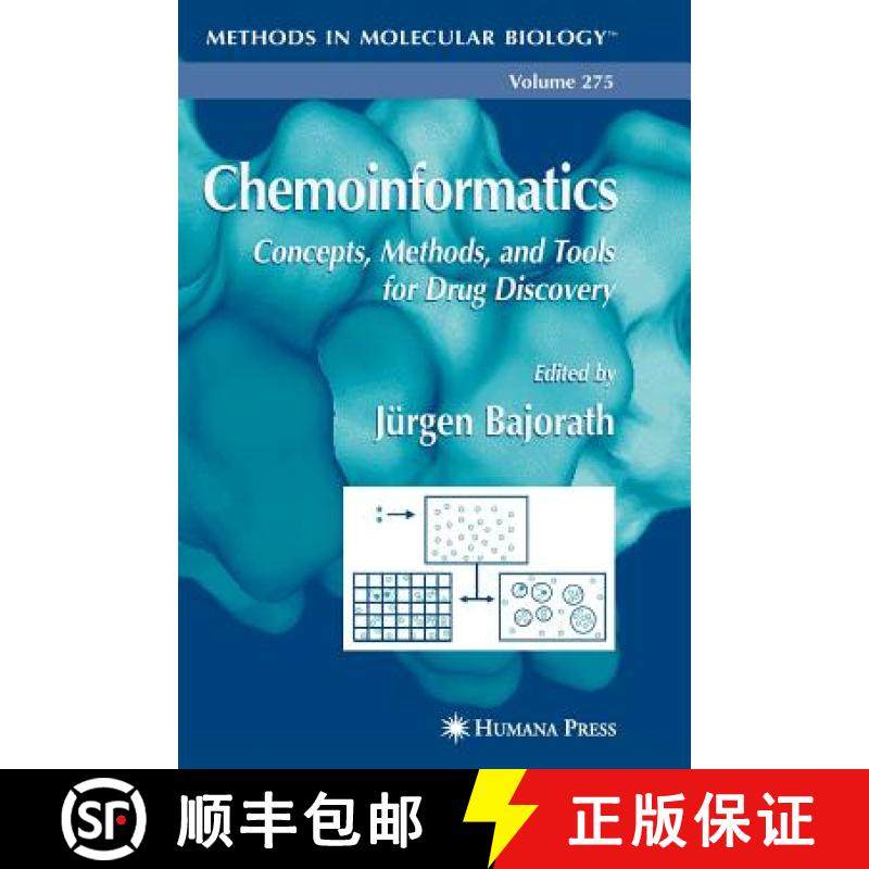 【3-4周达】Chemoinformatics : Concepts, Methods, and Tools for Drug Discovery [9781617374593]