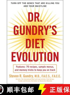 【3-4周达】Dr. Gundry's Diet Evolution: Turn Off the Genes That Are Killing You and Your Waistline [9780307352125]