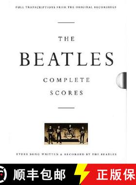 【3-4周达】The Beatles: Complete Scores the Beatles Songbook of 210 Titles for Guitar, Bass and Vocal... [9780793518326]