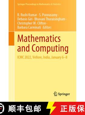 【3-4周达】Mathematics and Computing: ICMC 2022, Vellore, India, January 6–8 [9789811993060]