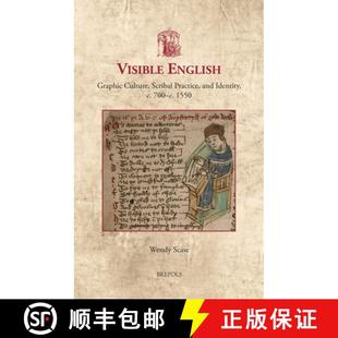 English Scribal Visible 700 9782503598420 Graphic 4周达 and Practice Culture 1550 Identity