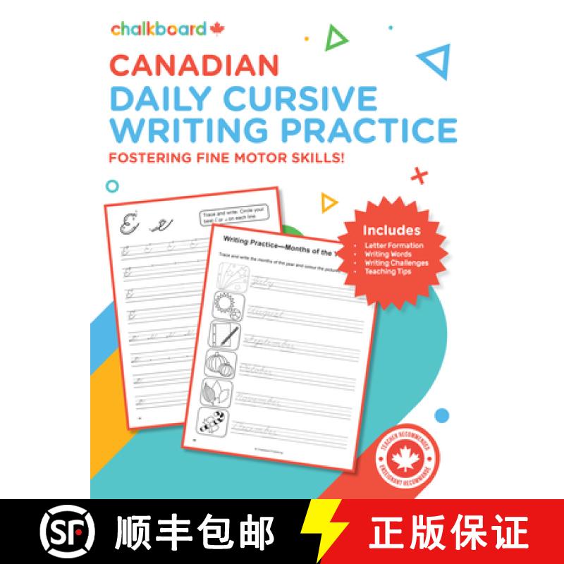 【3-4周达】Canadian Daily Cursive Writing Practice Grades 2-4 [9781771053419]