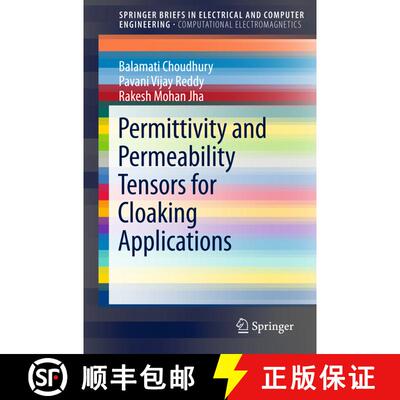 【3-4周达】Permittivity and Permeability Tensors for Cloaking Applications (1st ed. 2016) (1st ed. 2016) [9789812878045]