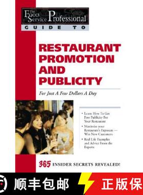【3-4周达】Promoting & Generating Publicity for Your Restaurant for Just a Few Dollars a Day: 365 Sec... [9780910627146]