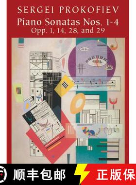 【3-4周达】Piano Sonatas Nos. 1-4: Opp. 1, 14, 28, and 29 [9780486421285]