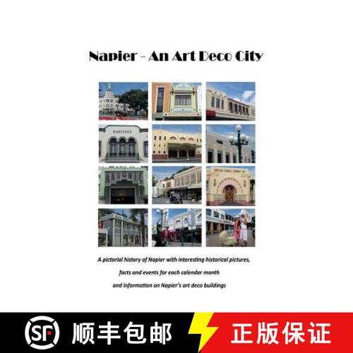 【3-4周达】Napier - an Art Deco City [9780473417062]