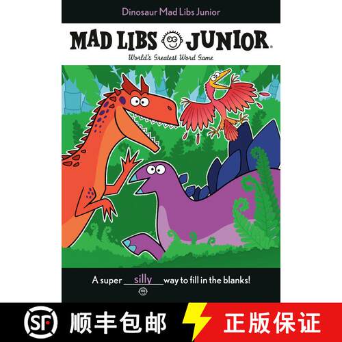 【3-4周达】Dinosaur Mad Libs Junior: World's Greatest Word Game [9780593093955]