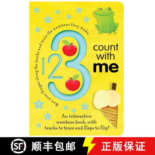 【3-4周达】123 Count with Me: An Interactive Numbers Book With Tracks to Trace and Flaps to Flip! [9781589258730]
