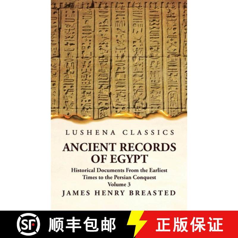 【3-4周达】Ancient Records of Egypt Historical Documents From the Earliest Times to the Persian Conqu... [9781639236442]