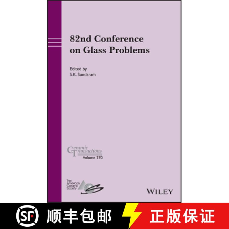 【3-4周达】82nd Conference on Glass Problems, Ceramic Transac tions Volume 270 [9781119904540]