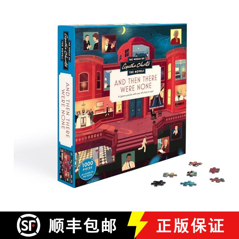 【3-4周达】无人生还拼图1000片 And Then There Were None a 1000-Piece Jigsaw Puzzle: Illustrated by Rub... [9781399632843]