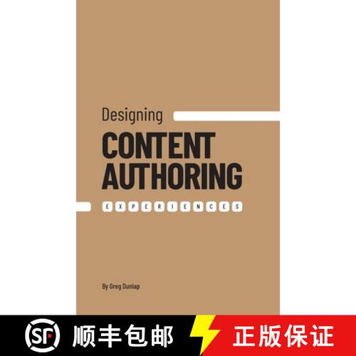 【3-4周达】Designing Content Authoring Experiences [9798991762908]