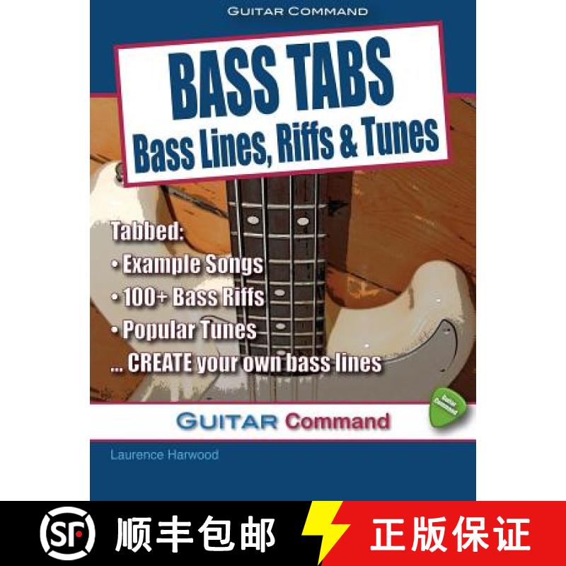 【3-4周达】Bass Tabs: Bass Lines, Riffs & Tunes [9780955656675]