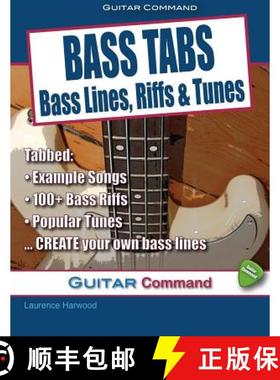 预订 Bass Tabs: Bass Lines, Riffs & Tunes [9780955656675]