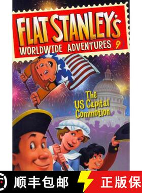 【3-4周达】Flat Stanley's Worldwide Adventures #9: The US Capital Commotion [9780061574368]