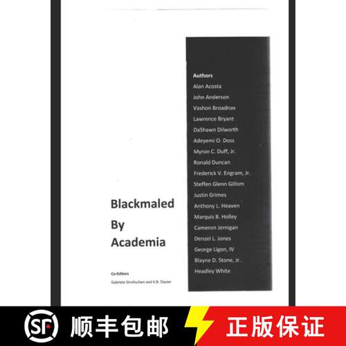 【3-4周达】Blackmaled by Academia [9781733712255]