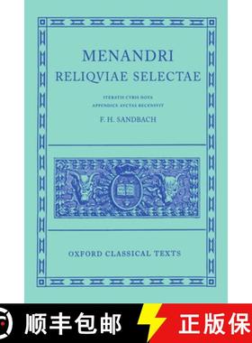 【3-4周达】Menander Reliquiae Selectae [9780198147374]