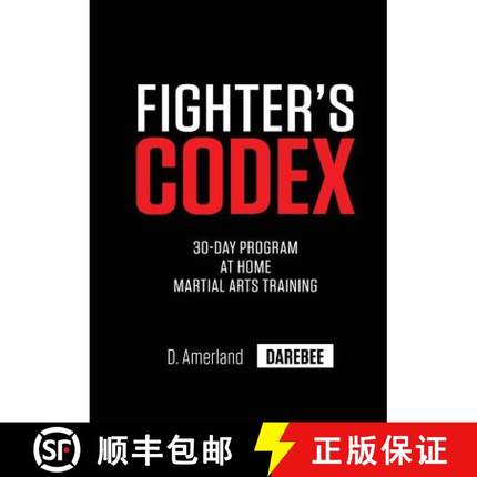 【3-4周达】Fighter's Codex: 30-Day At Home Martial Arts Training Program [9781844810000]