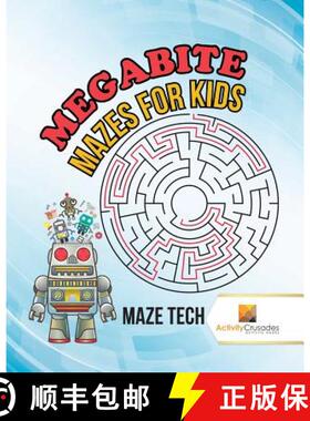 【3-4周达】Megabyte Mazes for Kids : Maze Tech [9780228218647]