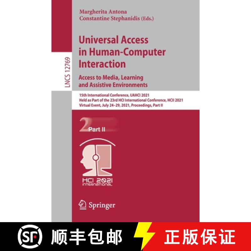 【3-4周达】Universal Access in Human-Computer Interaction. Access to Media, Learning and Assistive En... [9783030780944]