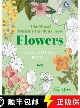 预订 The Royal Botanic Gardens, Kew - Flowers Coloring Book: Hardback Gift Edition [9781398851900]