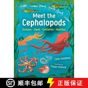 【3-4周达】精装 Meet the Cephalopods: Octopus, Squid, Cuttlefish, Nautilus [9781459841239]