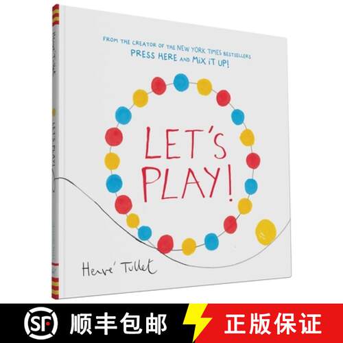 【3-4周达】精装 Let’s Play!: (Interactive Books for Kids, Preschool Colors Book, Books for Toddlers) [9781452154770]