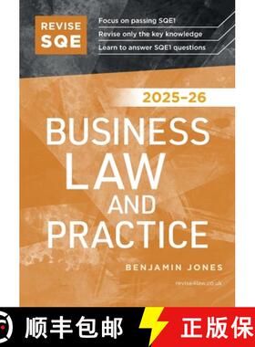 【3-4周达】Revise SQE Business Law and Practice 2025/26: SQE1 Revision Guide [9781917183291]