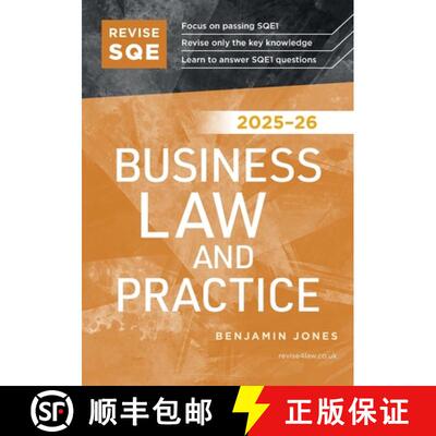 【3-4周达】Revise SQE Business Law and Practice 2025/26: SQE1 Revision Guide [9781917183291]