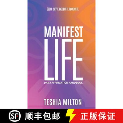 【3-4周达】See it. Say it. Believe it. Receive it. Manifest Life Affirmation Handbook [9798992381603]