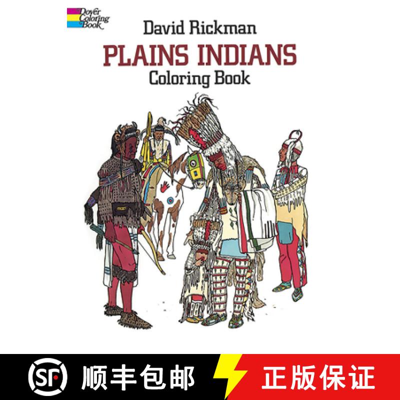 预订 Plains Indians Colouring Book [9780486244709]