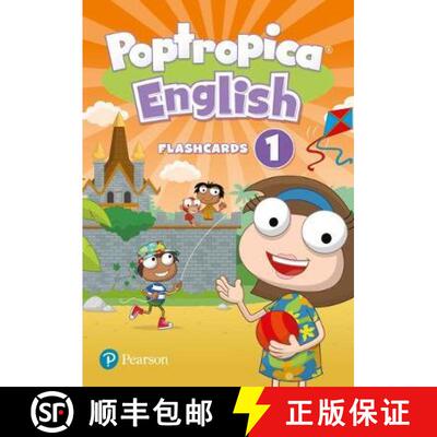 【3-4周达】Poptropica English Level 1 Flashcards [9781292091471]