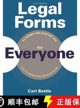 【3-4周达】Legal Forms for Everyone: Leases, Home Sales, Avoiding Probate, Living Wills, Trusts, Divo... [9781621535683]