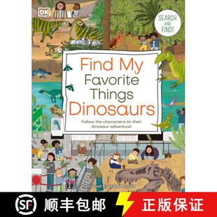 【3-4周达】Find My Favorite Things Dinosaurs: Search and Find! Follow the Characters on Their Dinosau... [9780744090499]