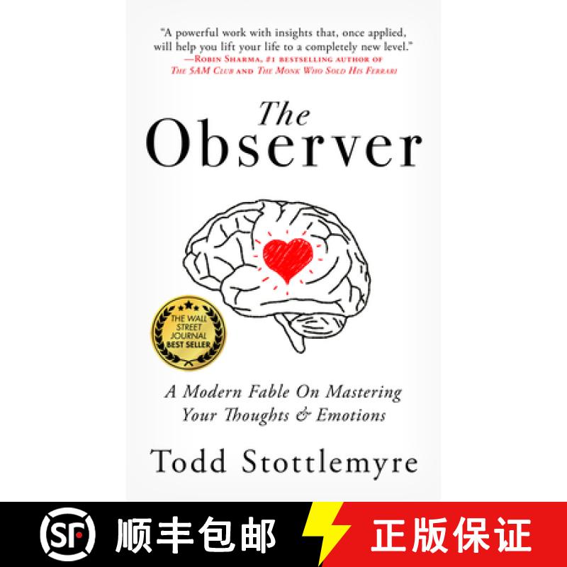 【2-3周达】The Observer: A Modern Fable on Mastering Your Thoughts & Emotions [9781641465342]