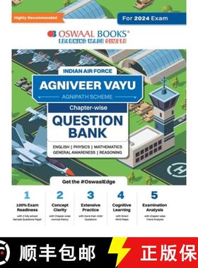 【3-4周达】Oswaal Indian Air Force - Agniveer Vayu (Agnipath Scheme) Question Bank Chapterwise Topicw... [9789359587523]
