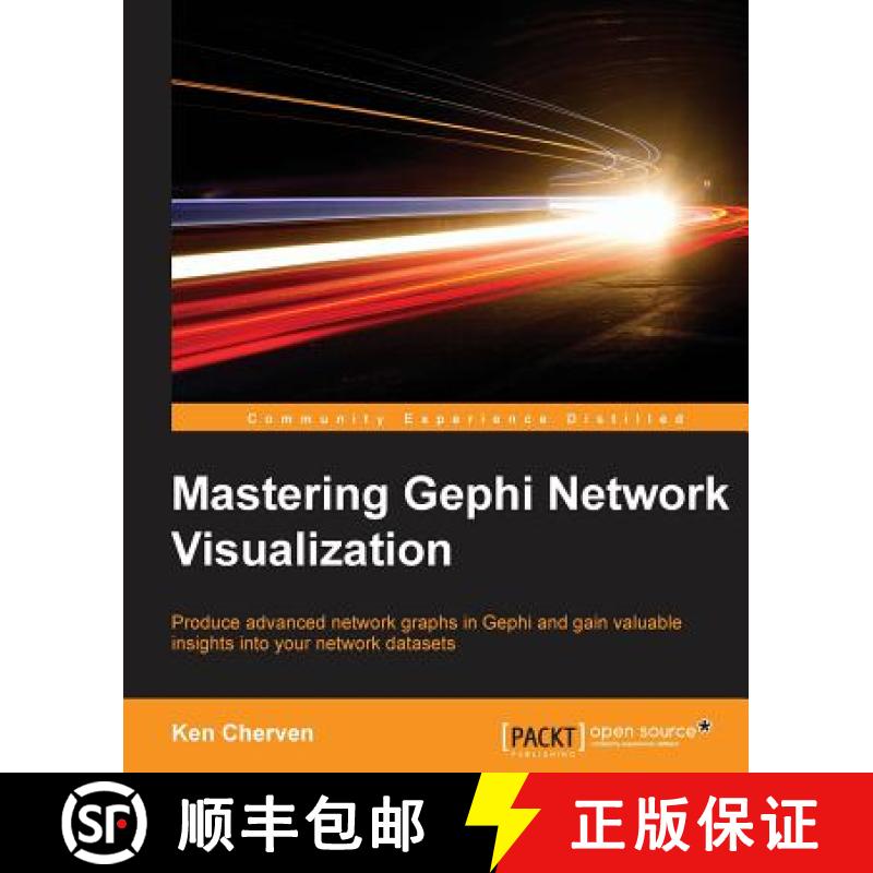 预订 Mastering Gephi Network Visualization : Produce advanced network graphs in Gephi and gain valuab... [9781783987344]