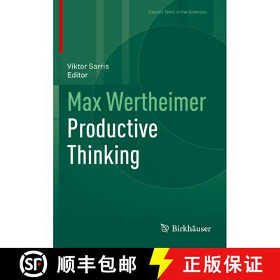 【3-4周达】Max Wertheimer Productive Thinking [9783030360658]
