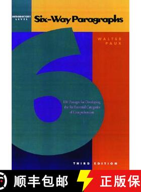 预订 Six-Way Paragraphs: Introductory: 100 Passages for Developing the Six Essential Categories of Co... [9780844221243]