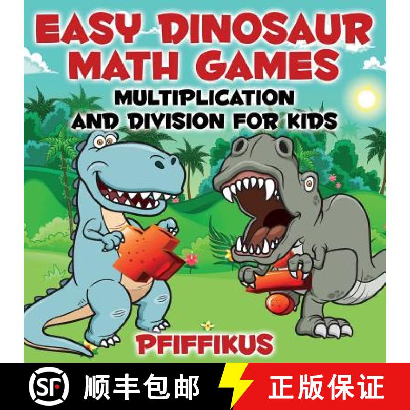 【3-4周达】Easy Dinosaur Math Games-Multiplication and Division for Kids [9781683776802]