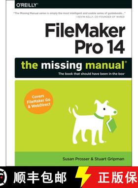 【3-4周达】Filemaker Pro 14: The Missing Manual [9781491917480]