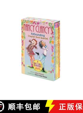 【3-4周达】Fancy Nancy: Nancy Clancy's Astounding Chapter Book Quartet: Books 5-8 [9780062979599]