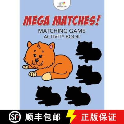【3-4周达】Mega Matches! Matching Game Activity Book [9781683771685]