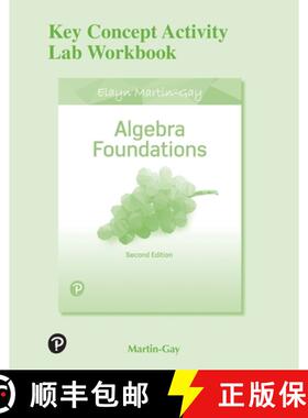 【3-4周达】Key Concept Activity Lab Workbook for Algebra Foundations: Prealgebra, Introductory Algebr... [9780135883341]