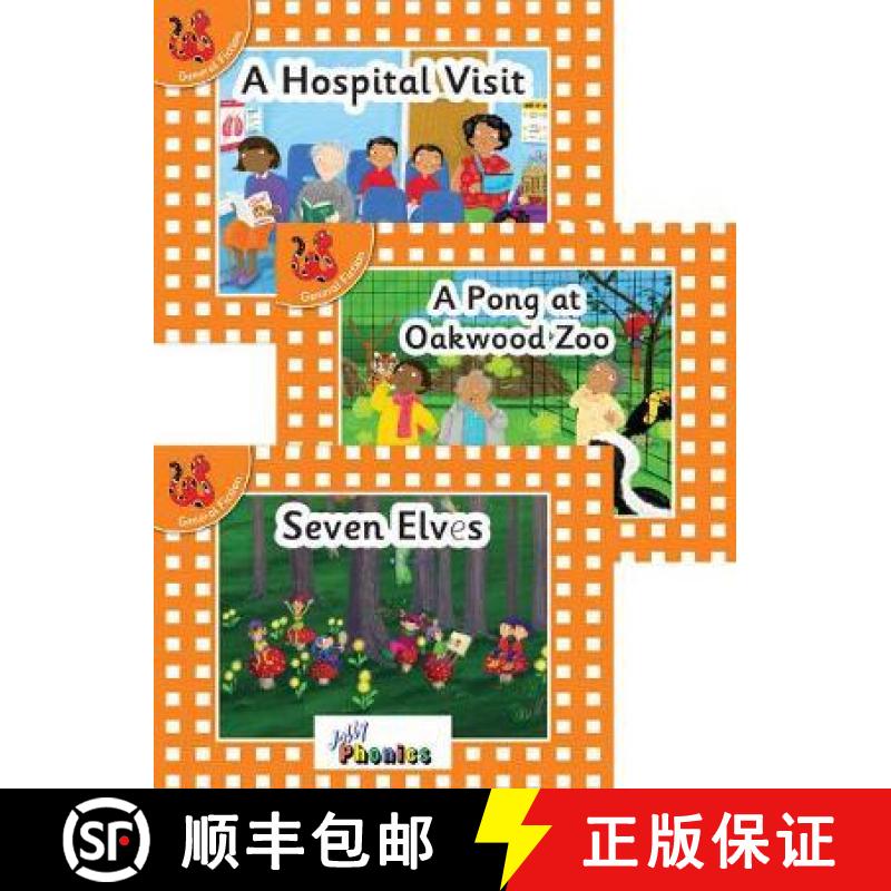 【3-4周达】Jolly Phonics Orange Level Readers Set 5: in Precursive Letters (British English edition) [9781844145782]