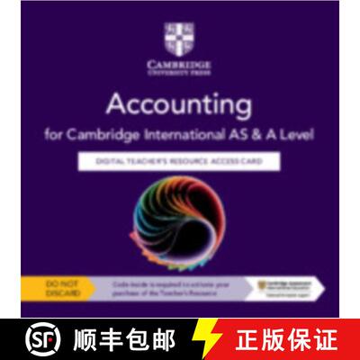 【3-4周达】Cambridge International AS & A Level Accounting Digital Teacher's Resource Access Card [9781108828734]