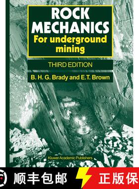 【3-4周达】Rock Mechanics: For underground mining (3rd ed. 2004) (3rd ed. 2004) [9781402020643]
