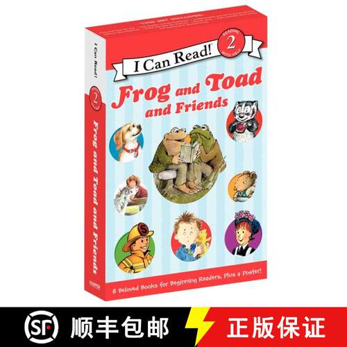 【3-4周达】Frog and Toad and Friends Box Set [With Poster] [9780062313324]