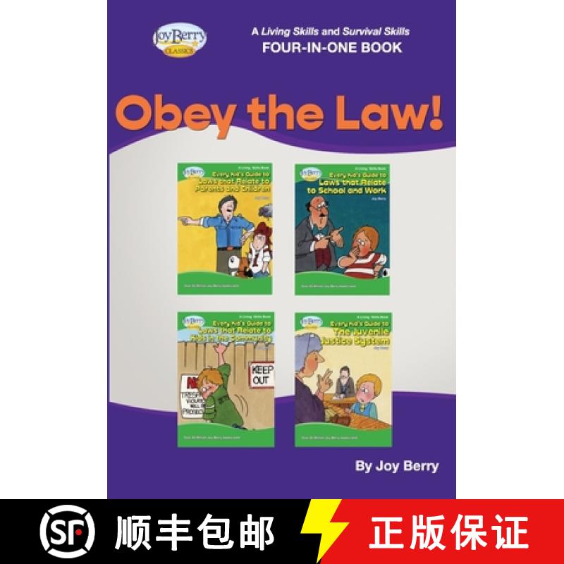 【4周达】A Living Skills and Survival Skills Four-in-One Book - Obey the Law! [9781636176598]